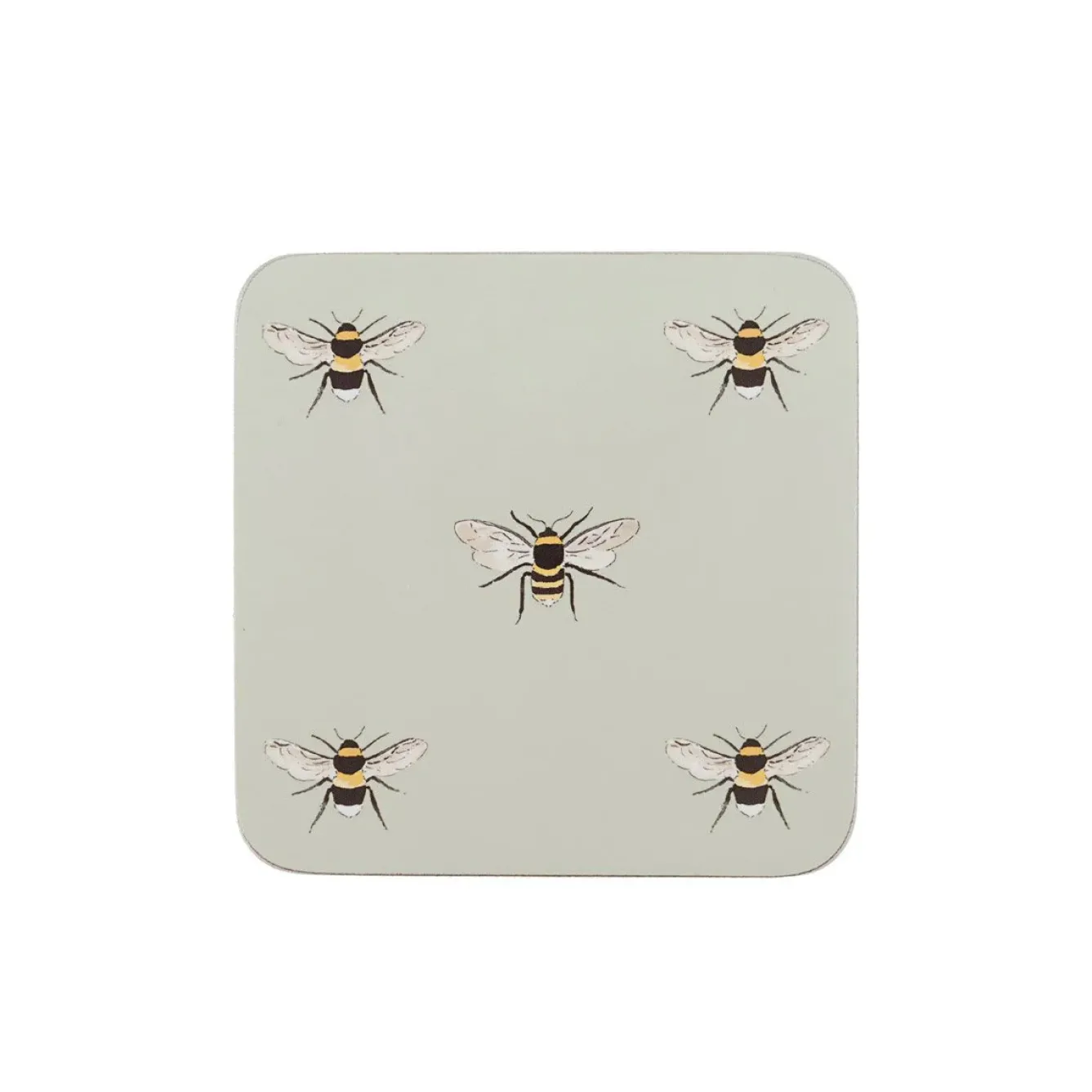 Sophie Allport Tea|Coasters-Bees Coasters- Set of 4