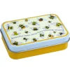 Emma Ball Storage-Bees Hinged Small Rectangular Tin