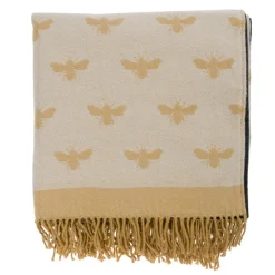 Sophie Allport Picnic-Bees Knitted Picnic Blanket