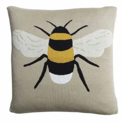 Sophie Allport Pillows & Throws-Bees Knitted Statement Pillow