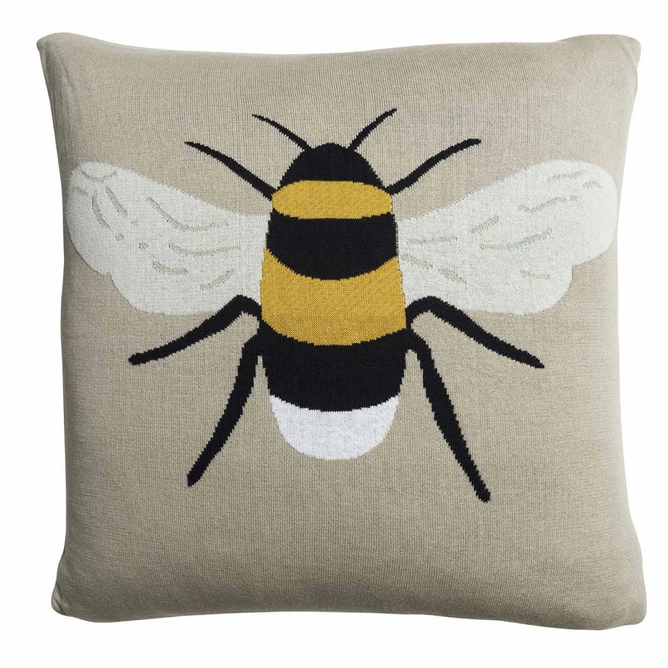 Sophie Allport Pillows & Throws-Bees Knitted Statement Pillow