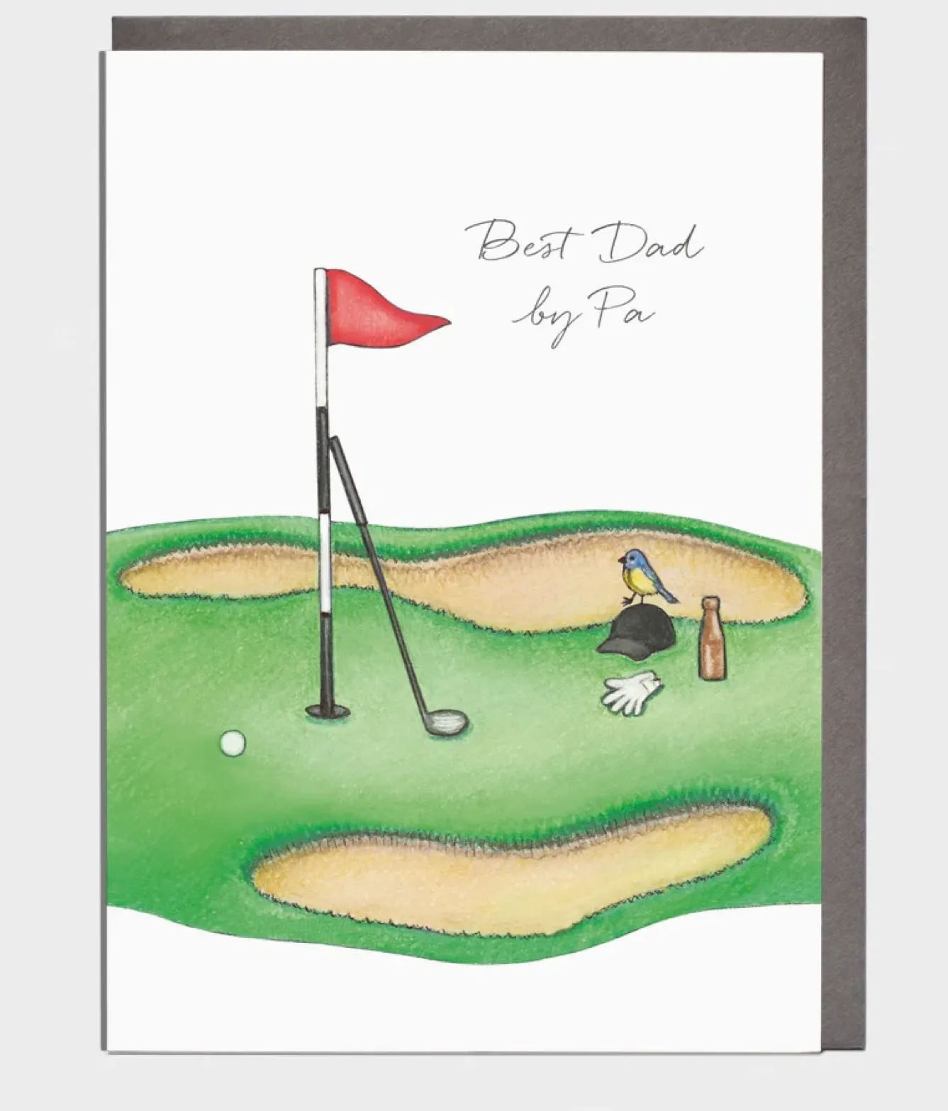 Lottie Murphy Father's Day-Best Dad by Pa Father's Day Card