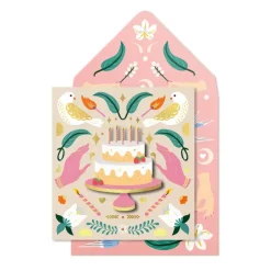 Tache Cards Greeting Cards-Big Cake with Candles Card