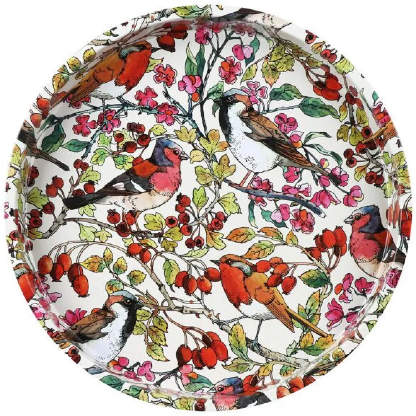 Emma Bridgewater Trays|Trays-Birds in the Hedgerow Deepwell Tin Tray