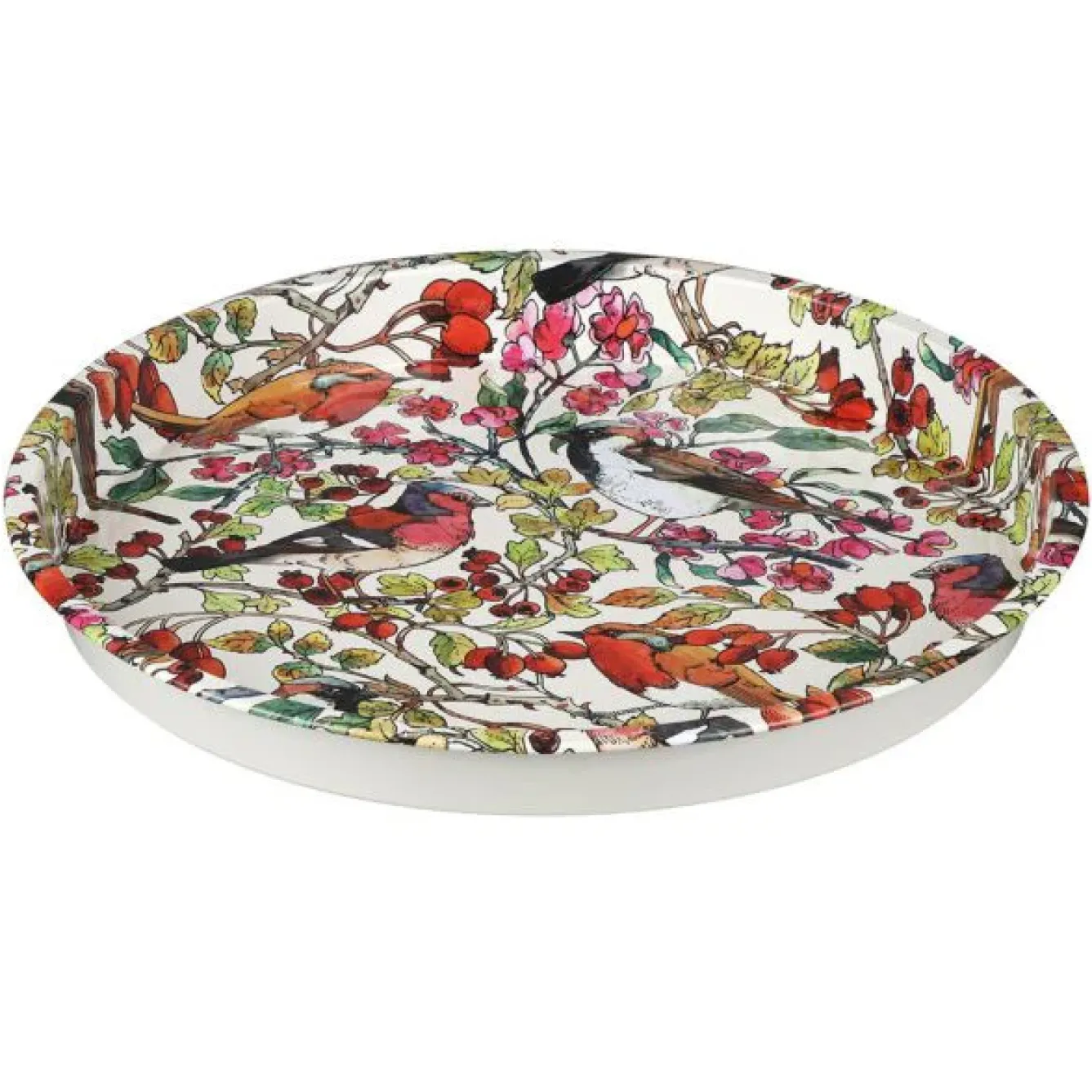 Emma Bridgewater Trays|Trays-Birds in the Hedgerow Deepwell Tin Tray