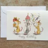 Ellie Hooi Illustration Greeting Cards-Birthday Party Greeting Card