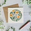 Becky Amelia Greeting Cards-Birthday Wishes Marigolds Greeting Card