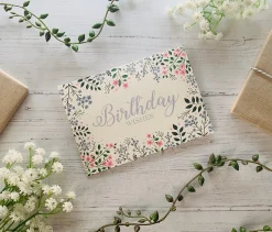 Becky Amelia Greeting Cards-Birthday Wishes Meadow Greeting Card