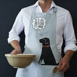 Sweet William Aprons-Black Labrador Apron
