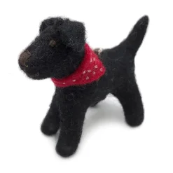 Amica Felt Children-Black Labrador Pocket Pal