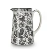 Burleigh Jugs-Black Regal Peacock Medium Tankard Jug