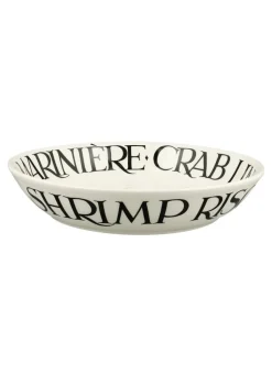 Emma Bridgewater Bowls & Dishes-Black Toast Crab Linguini Medium Pasta Bowl