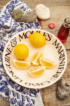 Emma Bridgewater Bowls & Dishes-Black Toast Crab Linguini Medium Pasta Bowl