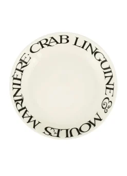 Emma Bridgewater Bowls & Dishes-Black Toast Crab Linguini Medium Pasta Bowl