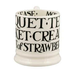 Emma Bridgewater Whimsical-Black Toast Cream Tea 1/2 Pint Mug
