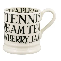 Emma Bridgewater Whimsical-Black Toast Cream Tea 1/2 Pint Mug
