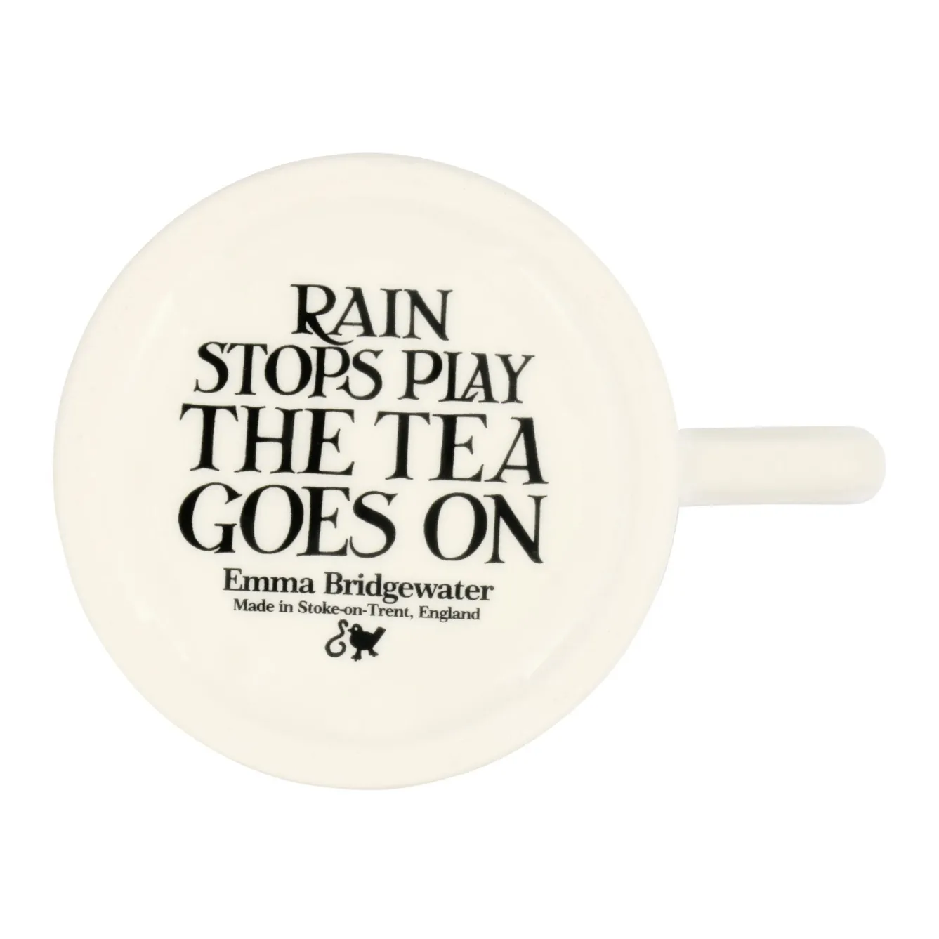 Emma Bridgewater Whimsical-Black Toast Cream Tea 1/2 Pint Mug