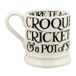 Emma Bridgewater Whimsical-Black Toast Cream Tea 1/2 Pint Mug