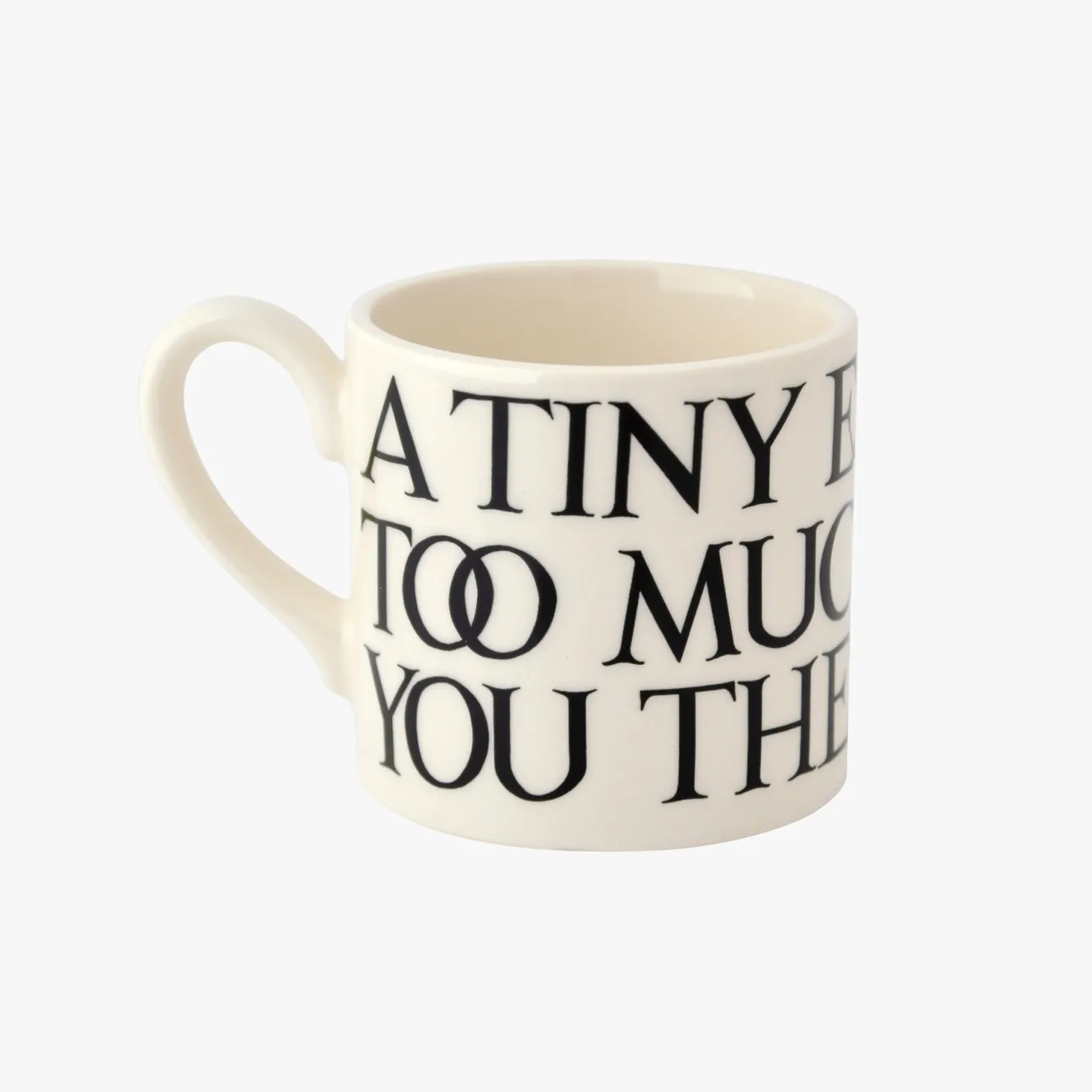 Emma Bridgewater Whimsical-Black Toast Espresso Mug