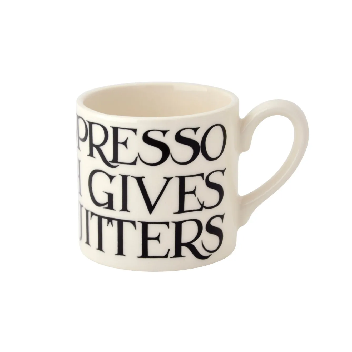 Emma Bridgewater Whimsical-Black Toast Espresso Mug