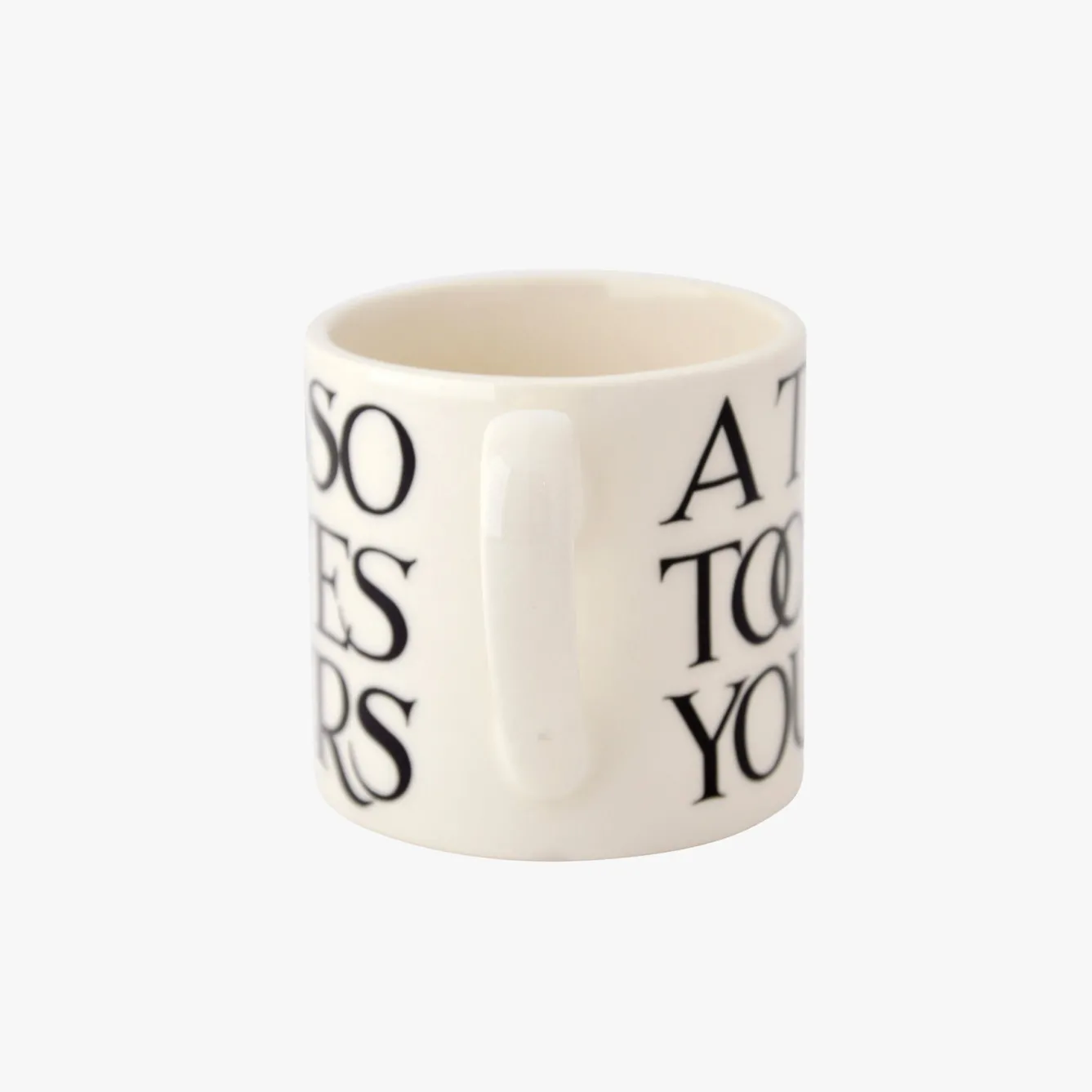 Emma Bridgewater Whimsical-Black Toast Espresso Mug