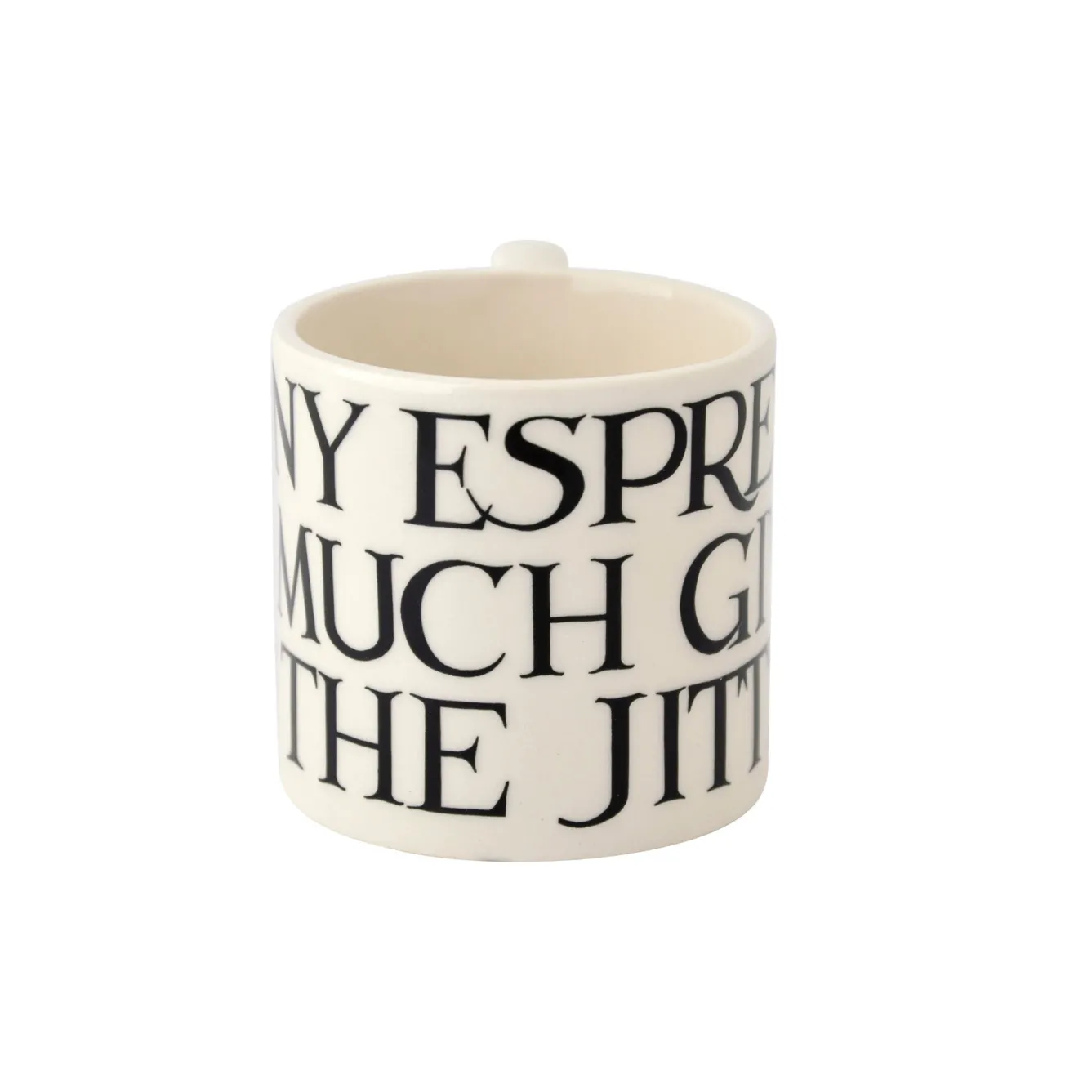 Emma Bridgewater Whimsical-Black Toast Espresso Mug
