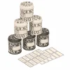 Emma Bridgewater Novelty|Storage-Black Toast Set of 6 Herb/Spice Tins