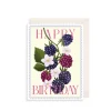 The Art File Greeting Cards-Blackberries Birthday Greeting Card