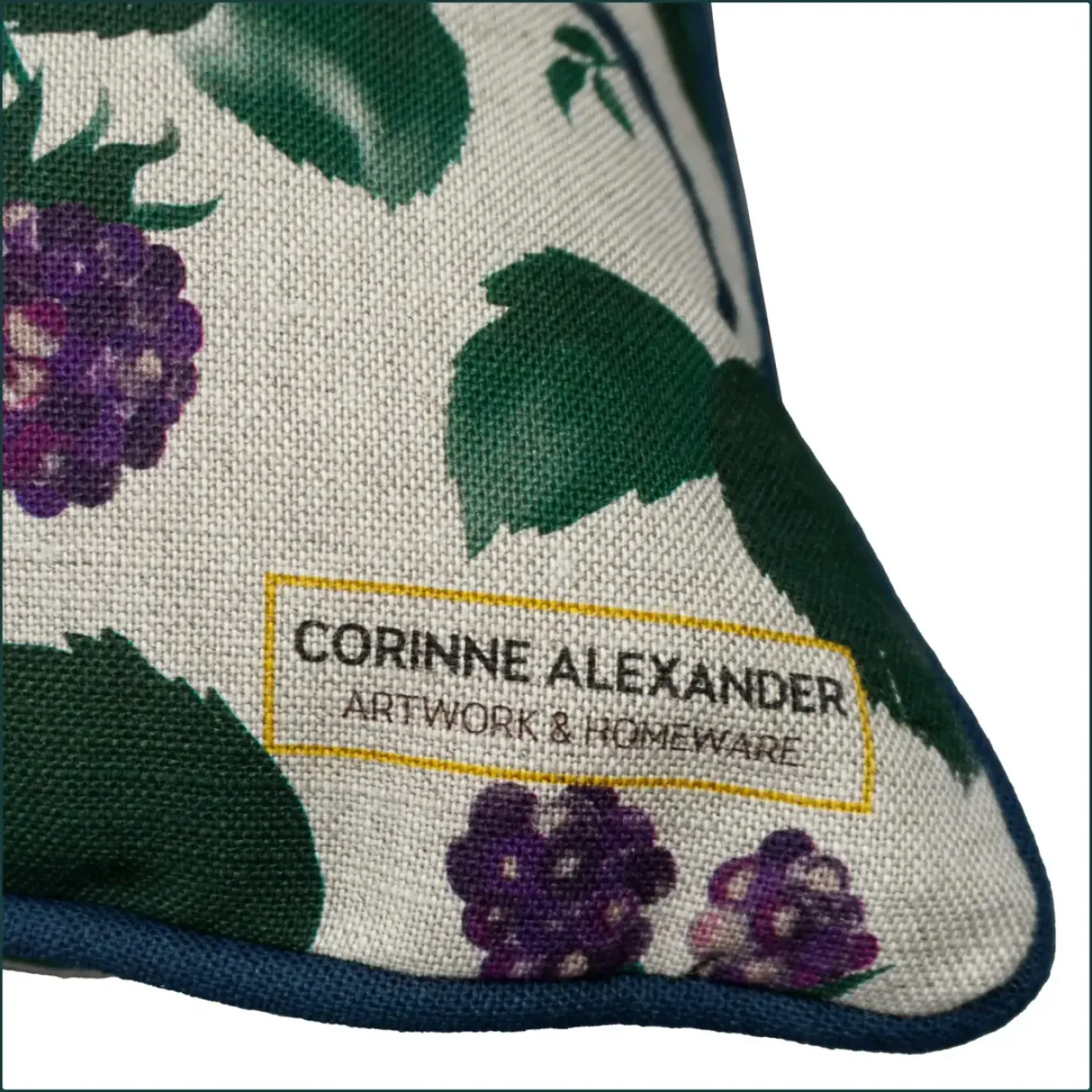 Corinne Alexander Pillows & Throws-Blackberry Pillow