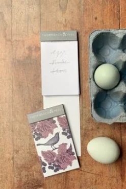 Thornback & Peel Stationery-Blackbird & Bramble Mini Notepad