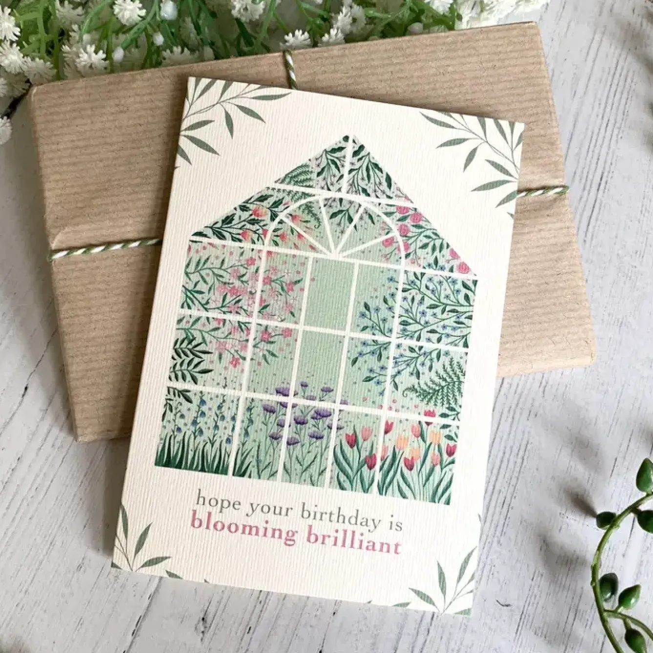 Becky Amelia Greeting Cards-Blooming Birthday Greeting Card