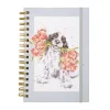 Wrendale Designs Stationery-'Blooming with Love' Spaniel Spiral Bound Notebook