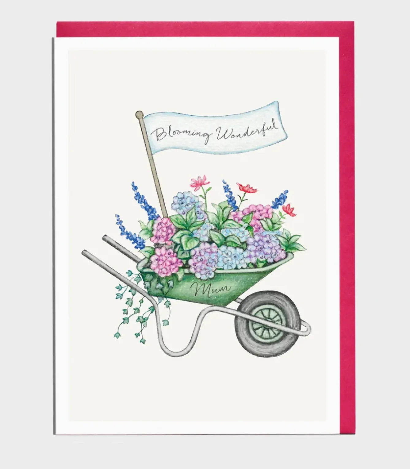 Lottie Murphy Mother's Day|Mother's Day-Blooming Wonderful Wheelbarrow Mother's Day Card