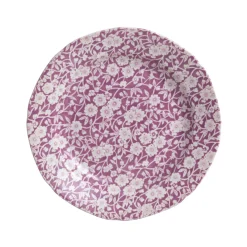Burleigh Plates-Blossom Calico Plate 8 1/2 in
