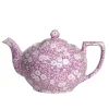 Burleigh Tea|Teapots-Blossom Calico Teapot Large