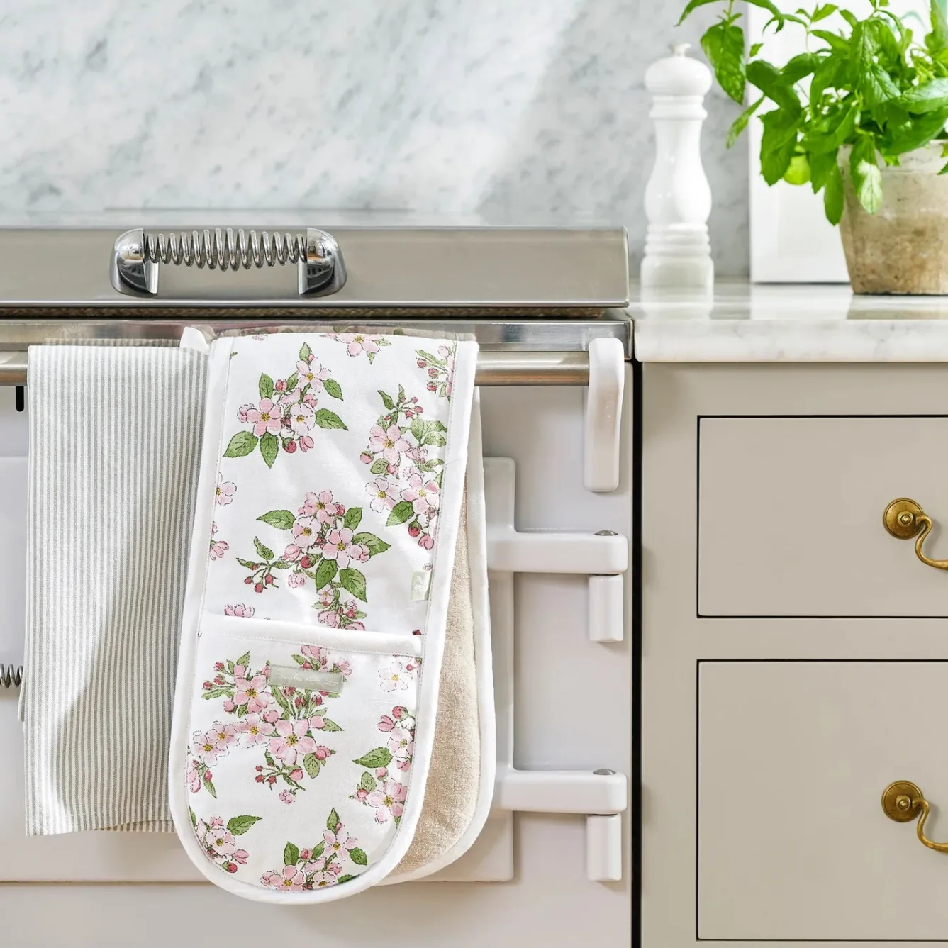 Sophie Allport Oven Gloves/Mitts-Blossom Double Oven Glove