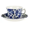 Burleigh Tea|Teacups-Blue Arden Teacup and saucer