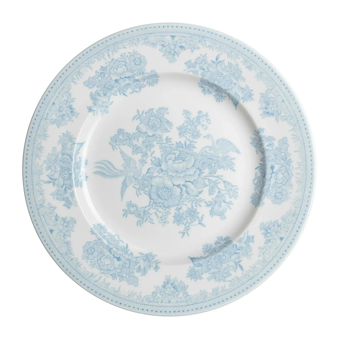 Burleigh Plates-Blue Asiatic Pheasant Dinner Plate 10 in.