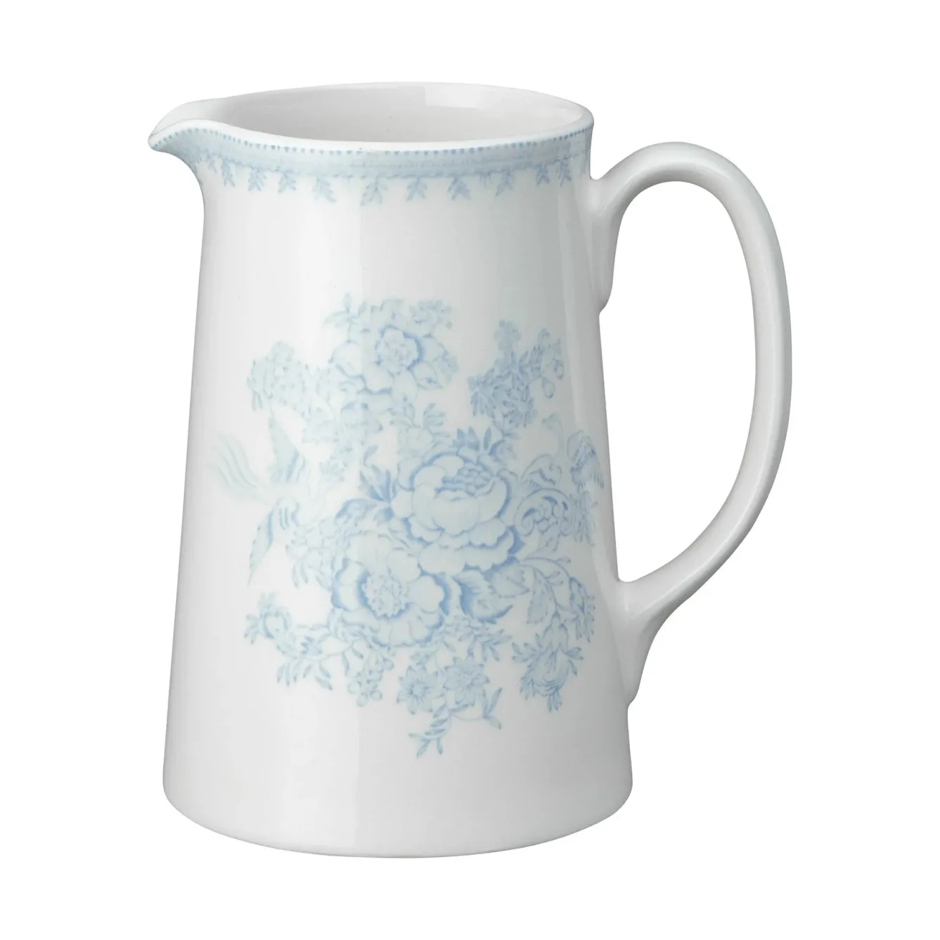 Burleigh Jugs-Blue Asiatic Pheasant Large Tankard Jug