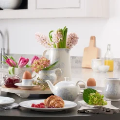 Burleigh Blues-Blue Asiatic Pheasants Sandringham Half Pint Mug