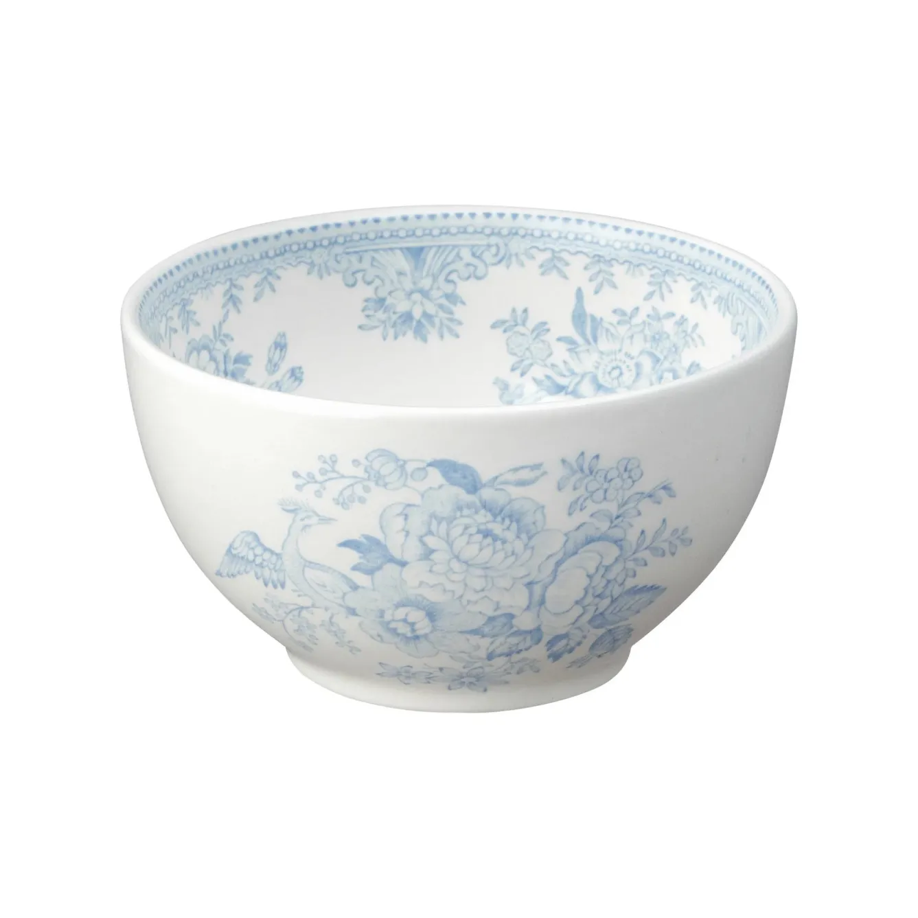 Burleigh Bowls & Dishes-Blue Asiatic Pheasants Small Footed Bowl - 6.25in/16cm
