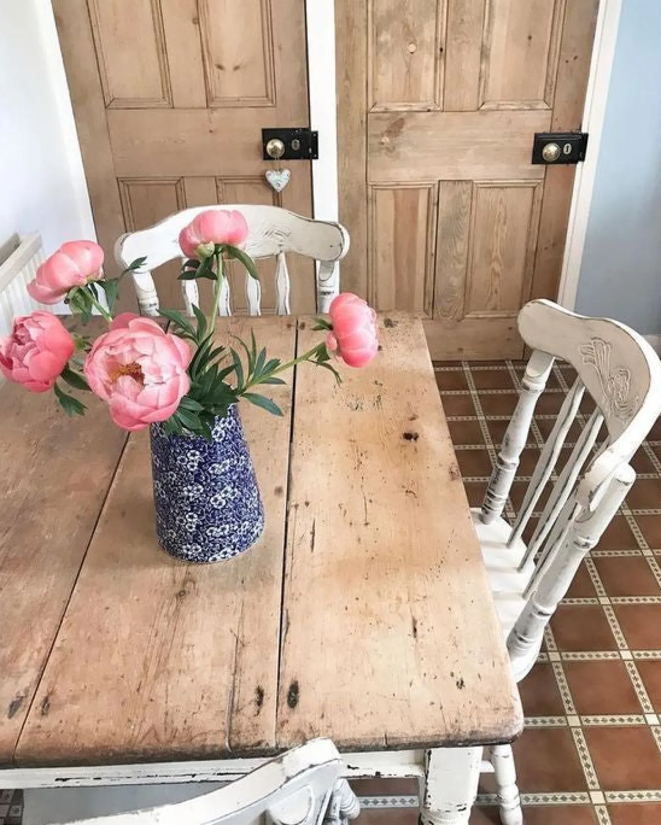 Burleigh Jugs-Blue Calico Large Tankard Jug