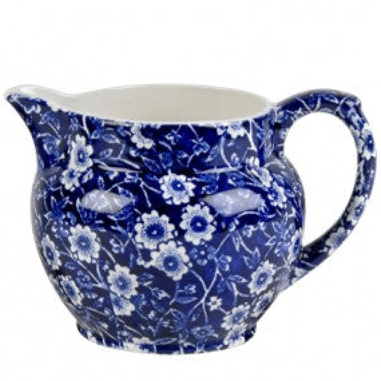 Burleigh Jugs-Blue Calico Sm. Dutch Jug Creamer