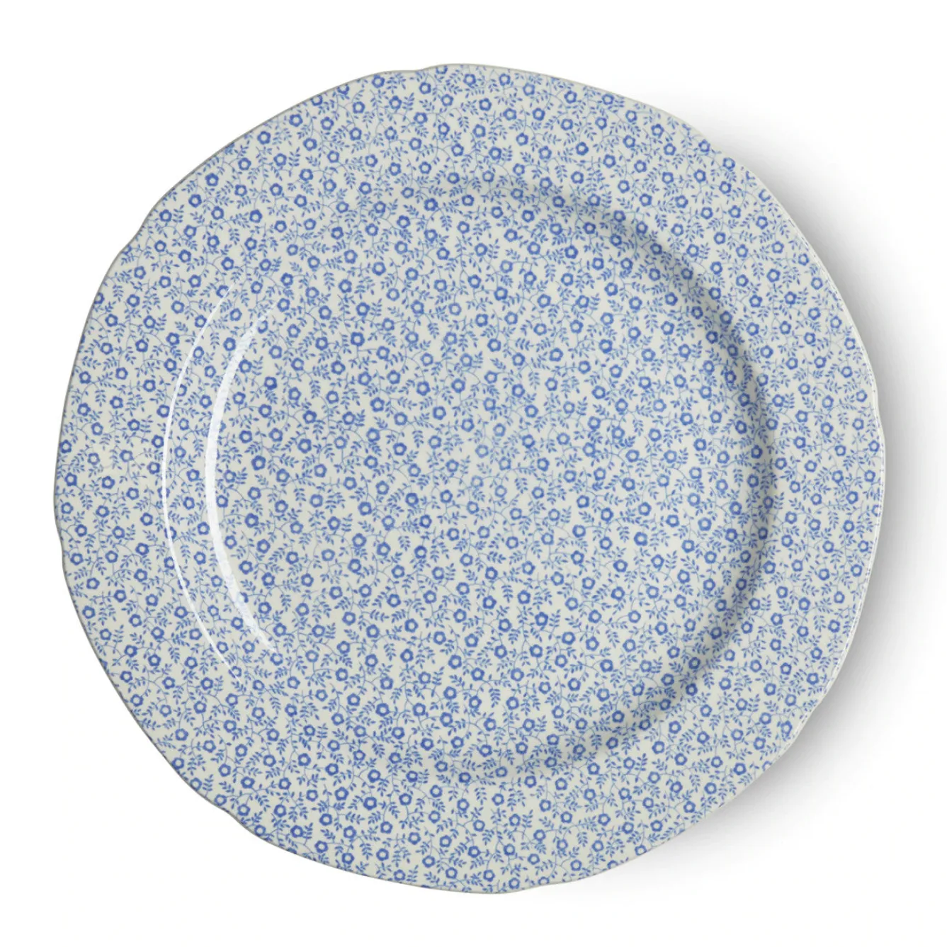 Burleigh Plates-Blue Felicity Dinner Plate 10 1/2 in