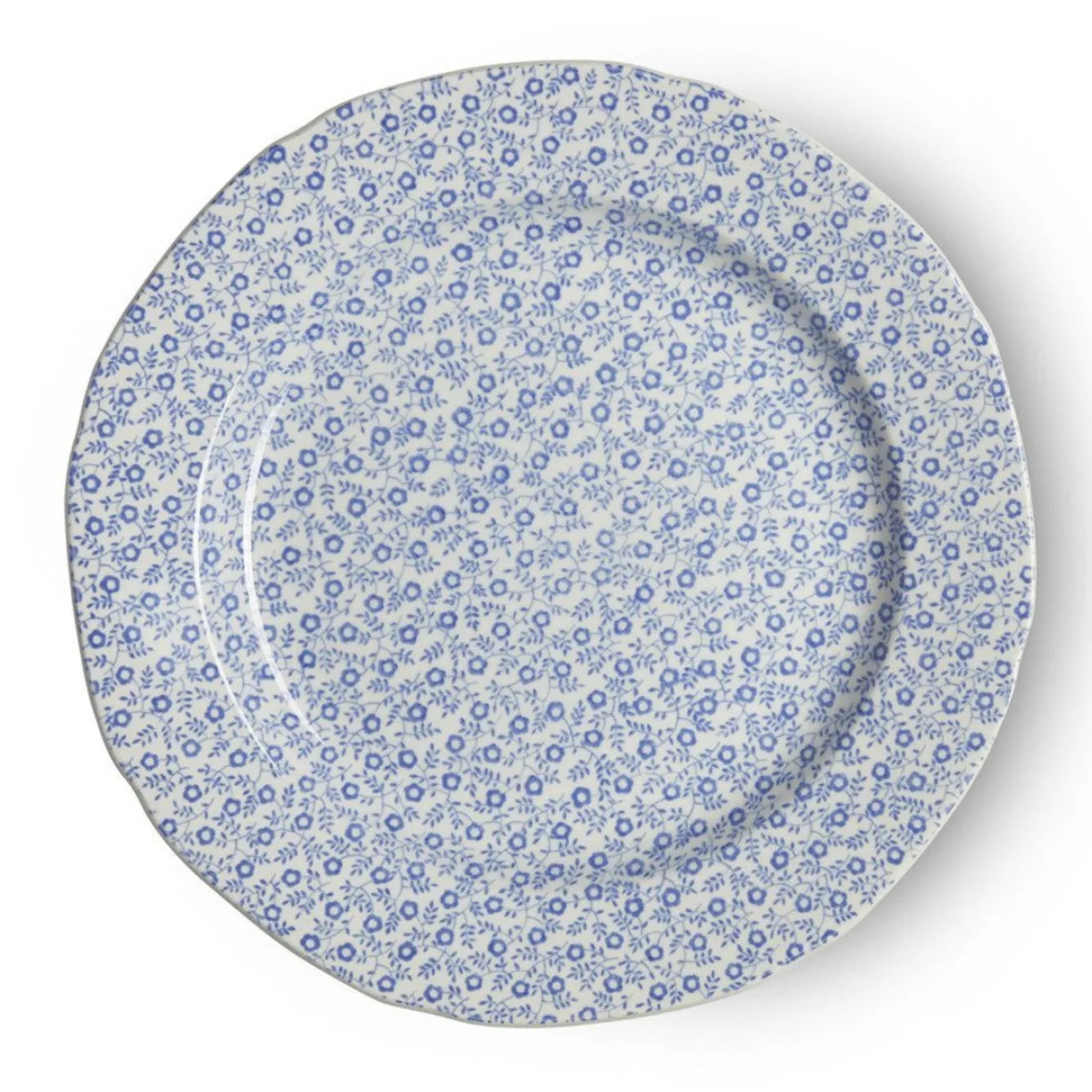 Burleigh Plates-Blue Felicity Medium Plate 8 1/2 in