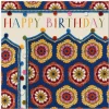 Emma Ball Greeting Cards-Blue House Birthday Card