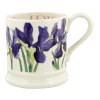 Emma Bridgewater Flowers & Garden-Blue Iris 1/2 Pint Mug