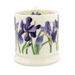 Emma Bridgewater Flowers & Garden-Blue Iris 1/2 Pint Mug