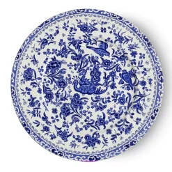 Burleigh Plates-Blue Regal Peacock Medium Plate 8 3/4 in