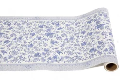 Burleigh Placemats-Blue Regal Peacock Pad Paper Table Runner